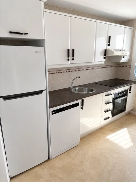 Full view of the equipped kitchen